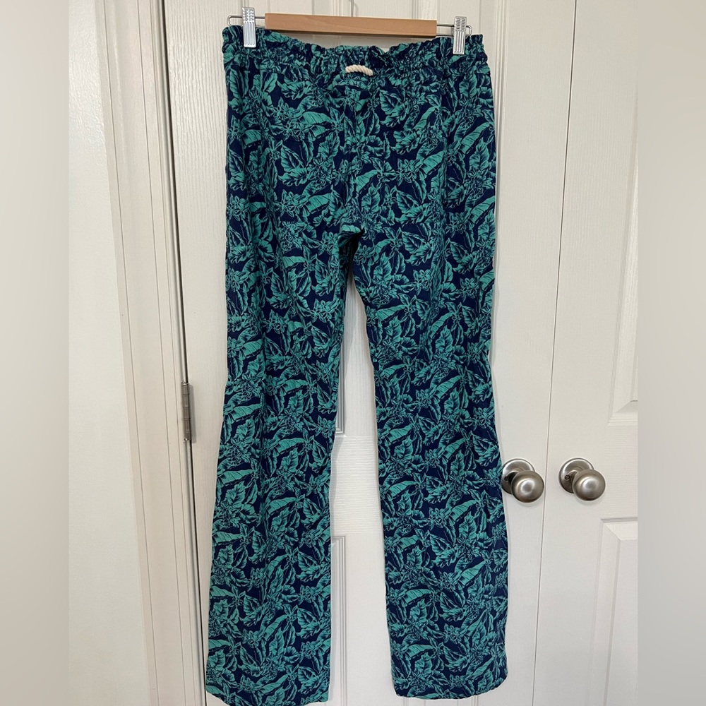 Roxy Floral Linen Pants - Picture 3 of 3